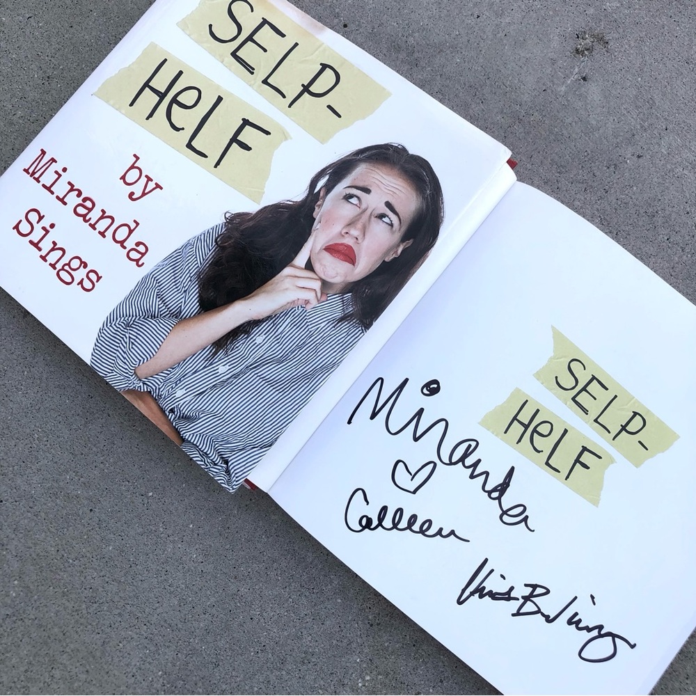 Miranda Sings Aka Colleen Ballinger & Chris Ballinger Dual Signed Book Self-Help